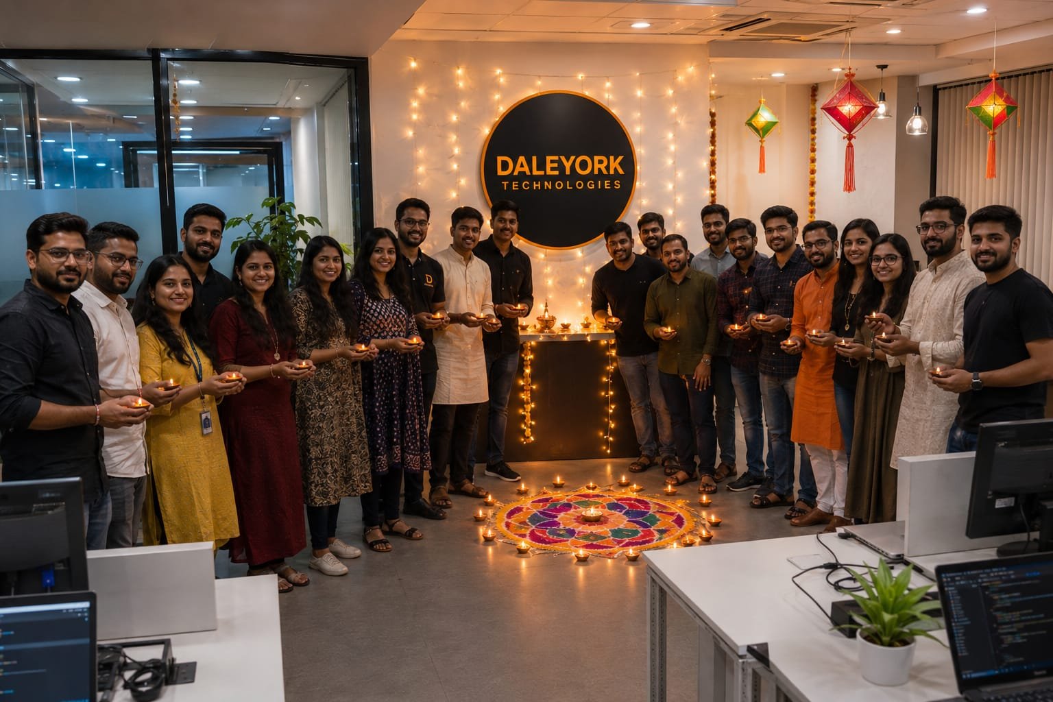 Daleyork team Diwali celebration